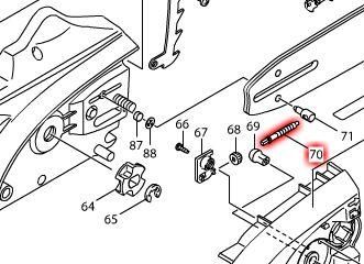 マキタ MUC301,MUC350D等対応 アジャストスクリュー - マキタ