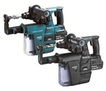 ☆品☆ makita マキタ 18V 充電式ハンマドリル HR244DRGX バッテリ2個(18V 6.0Ah) 充電器 集じんシステム DX01 ケース付き 67184