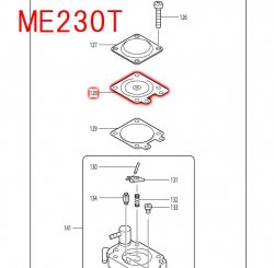 マキタ　ME230T用ダイヤフラムアッセンブリ - マキタインパクトドライバ、充電器、バッテリ、クリーナーは　マキタショップカメカメ