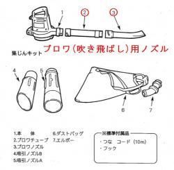 マキタ ブロワ集塵機UB61用チューブセット品 - マキタインパクト