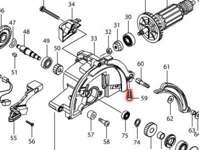 マキタ　六角穴付止ネジM5×16　KS5200FX等対応 - マキタインパクトドライバ、充電器、バッテリ、クリーナーは　マキタショップカメカメ