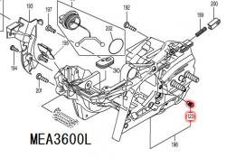 マキタ　チェックバルブ　ME230T,MEA3600L,MEA3600M用 - マキタインパクトドライバ、充電器、バッテリ、クリーナーは　 マキタショップカメカメ