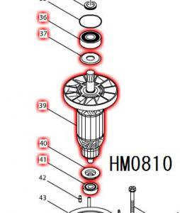 マキタ アーマチュア100V HM0810/T対応 - マキタインパクトドライバ