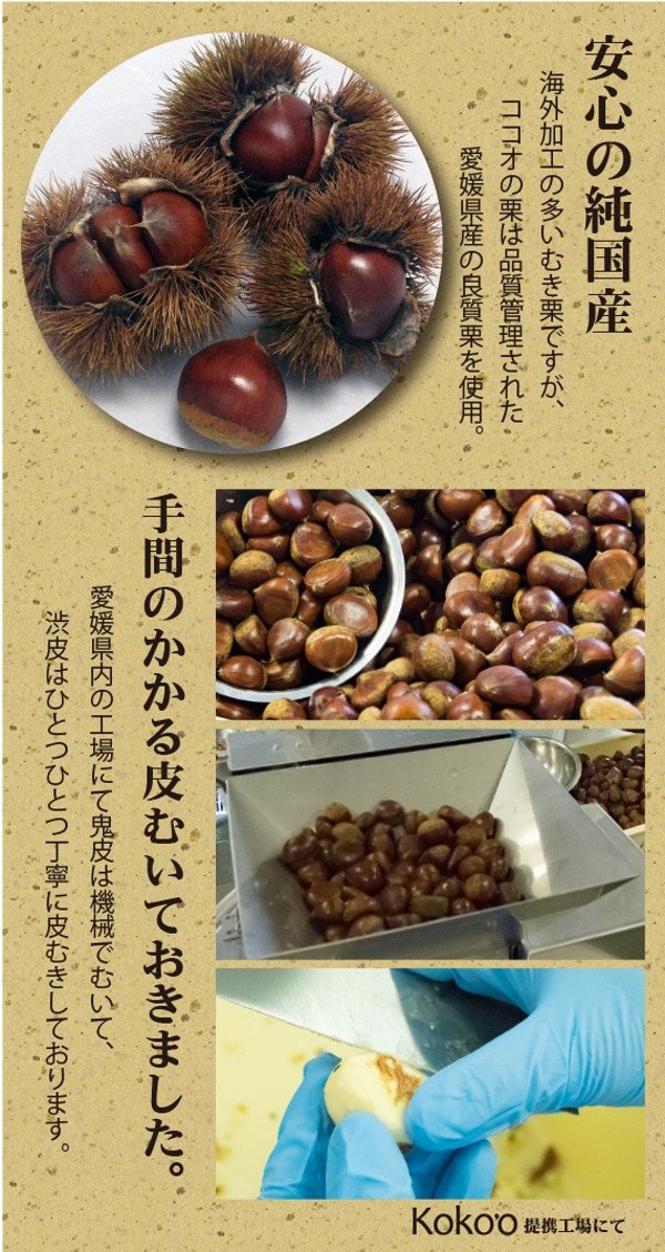 まかろん様 鬼皮剥き 1kg 茨城県産 栗 ⑱ - 食品