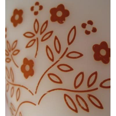 졼롡Pyrex Fire King tiny flowers mug