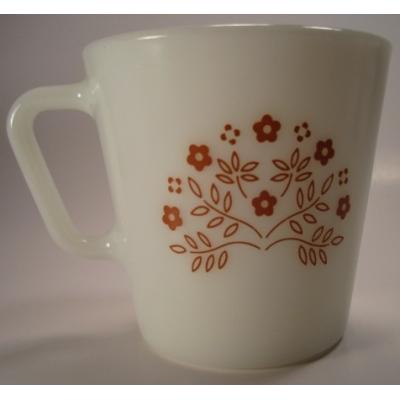 졼롡Pyrex Fire King tiny flowers mug