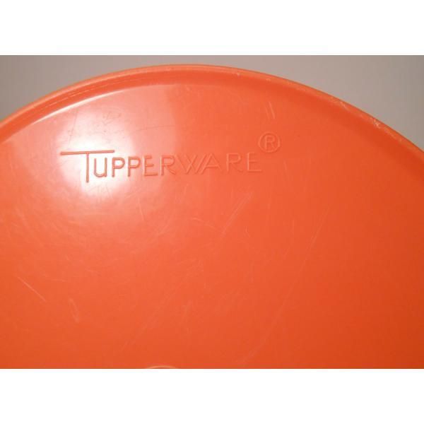 Tupperware・タッパーウェア・オレンジ・アブストラクトレース