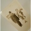 オールドフォト ビンテージフォト・1928年3月「ハットをかぶった男性とチェックのコートを着た女性」