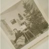 オールドフォト ビンテージフォト・1956年クリスマス「女の子とクリスマスツリー」