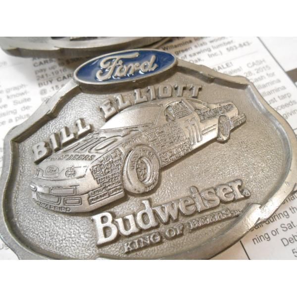 ヴィンテージ・真鍮製・アメリカ・ベルトバックル・Ford