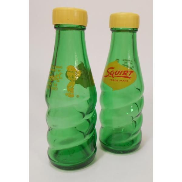 Squirt・グリーンボトル・炭酸飲料・ソルト＆ペッパーシェイカー