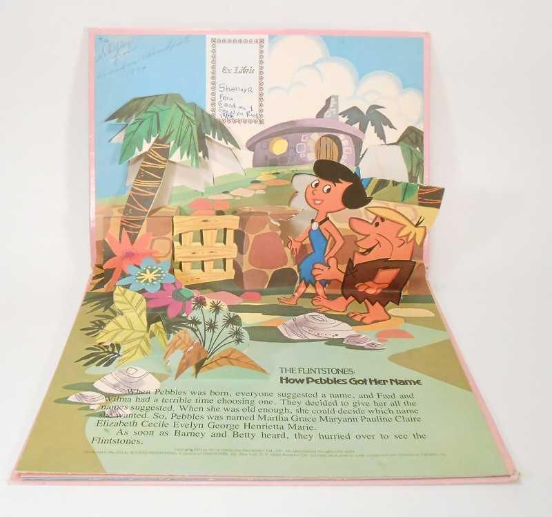 ヴィンテージ絵本・フリントストーン・飛び出す絵本・How