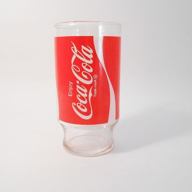 コカコーラ　アンティーク　グラス　Coca Cola ヴィンテージ　中古 80年代物 コカコーラ コーラグラス ヴィンテージ 4個｜Yahoo