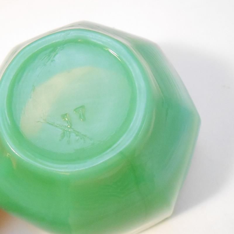アクロアガット・Akro Agate・ミニチュア・オクタゴナル・カップ