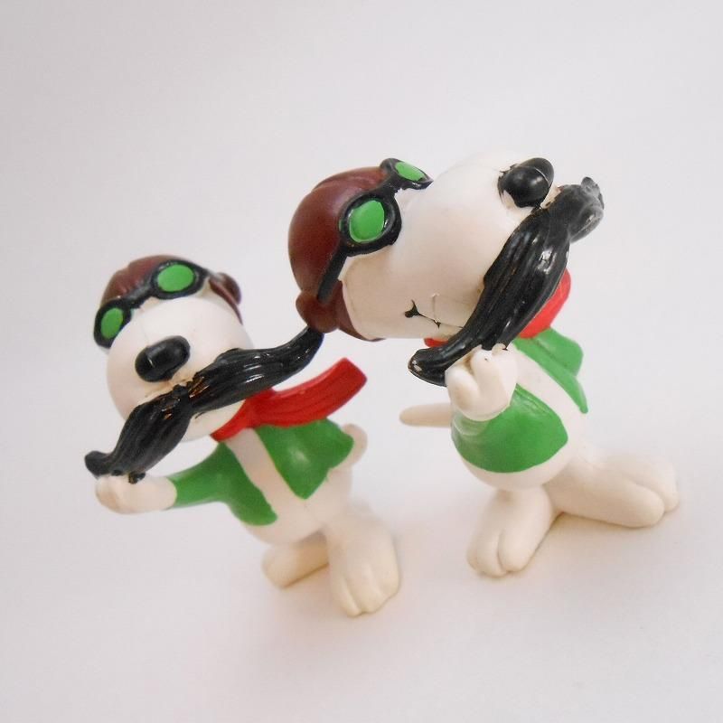 ヴィンテージ・フライングエース・立派なひげスヌーピー・PVC