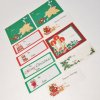 グリーティングカード 未使用・ヴィンテージ・クリスマスプレゼント用タグ・10枚セット【Ｂ】