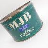 コーヒー ヴィンテージジャンク雑貨・MJB・コーヒー・ブリキ缶
