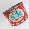 コーヒー ヴィンテージジャンク雑貨・S&W・コーヒー・ブリキ缶