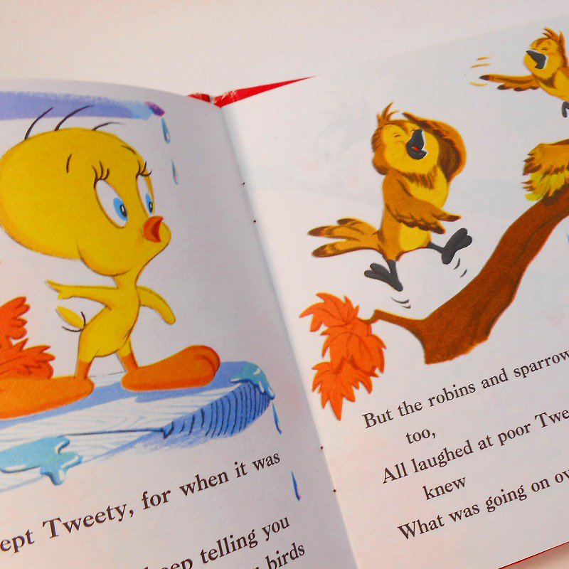 ビンテージ絵本・ルーニーチューンズ・トゥイーティー・Tweety - ファイヤーキング 卸 仕入れ 小売 通販サイト - Fire King AG