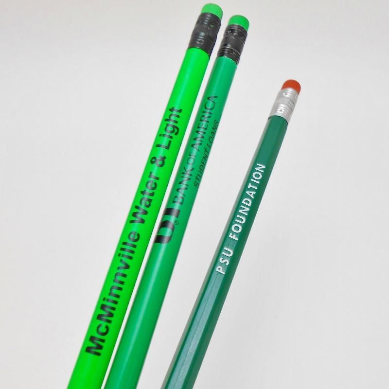 鉛筆です ヴィンテージ鉛筆・緑未使用販促鉛筆3本セット - ファイヤーキング 卸