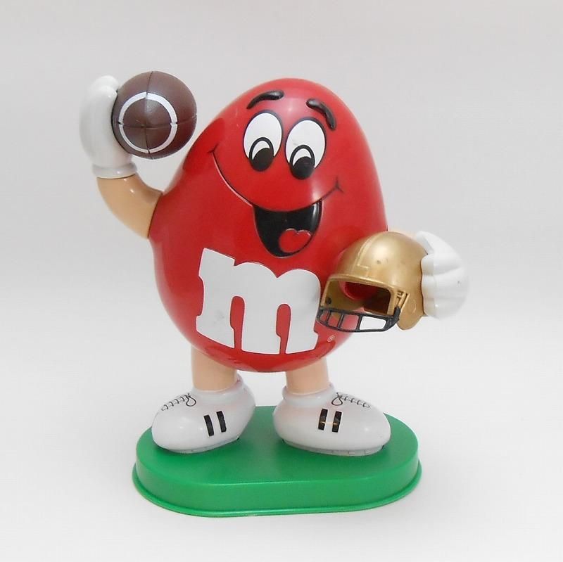 超レア M&M エムアンドエムズ ラグビー ディスペンサー