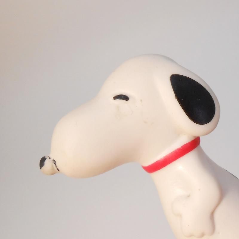 ヴィンテージ・スヌーピーと仲間たち・ソフビ製フィギュア・4体セット