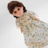 お人形 ヴィンテージドール・スリーピーアイズ・プラスチックドール・ブルー小花のドレス
