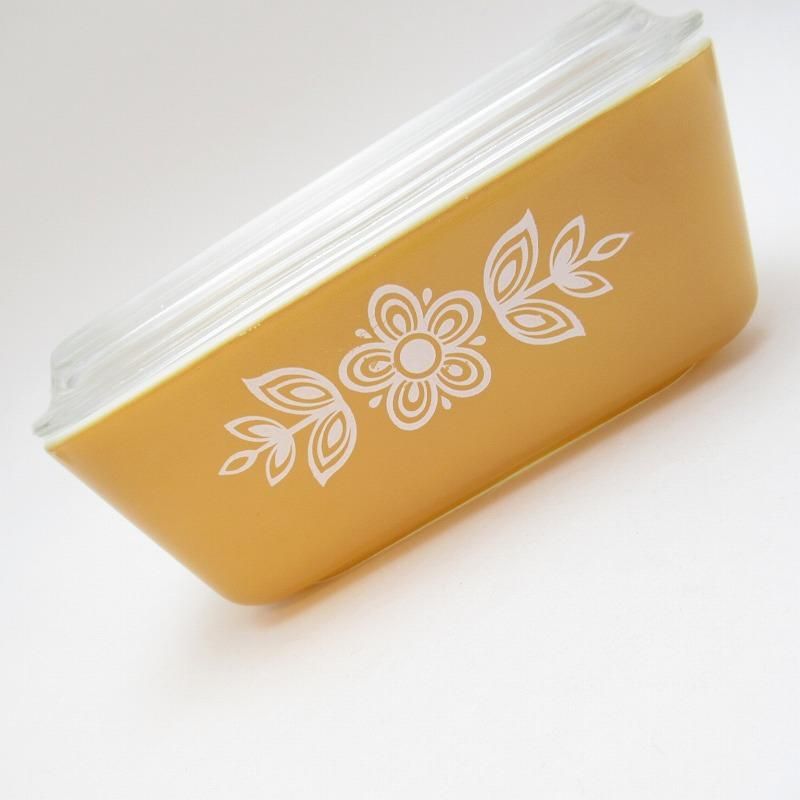 オールドパイレックス　バタフライゴールド / ゴールデンバタフライ　8点セット パイレックスバタフライゴールド - 人気のファイヤーキング