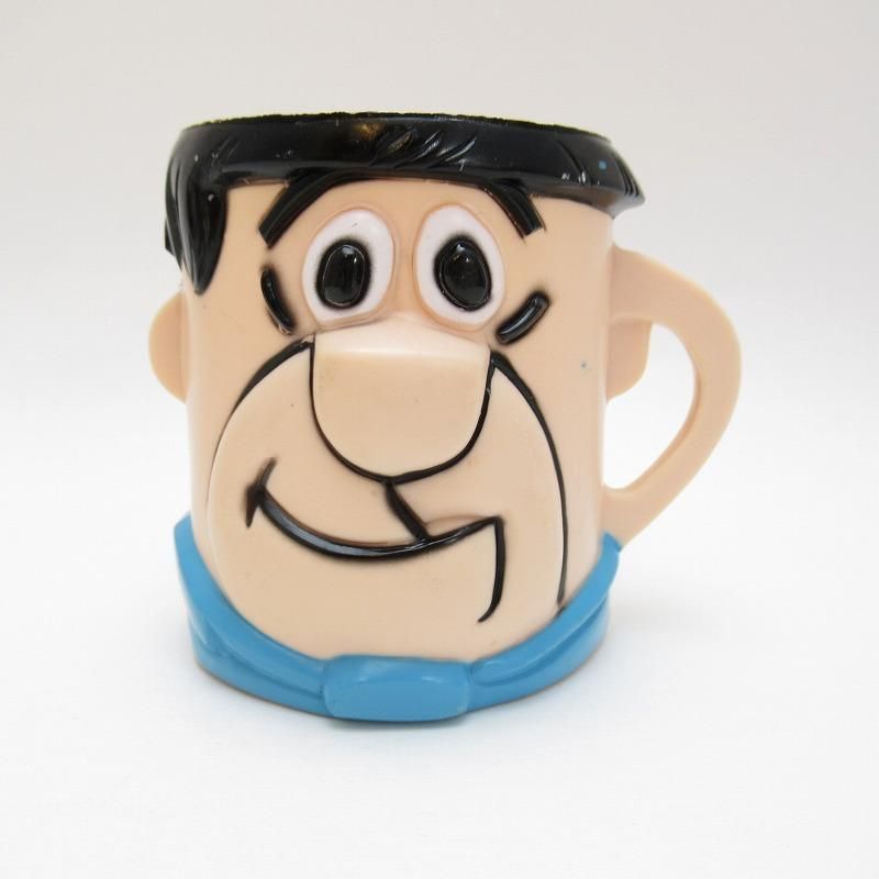 フェイスマグ フリントストーン ヴィンテージ・フリントストーン・フレッド・プラスチック製フェイス