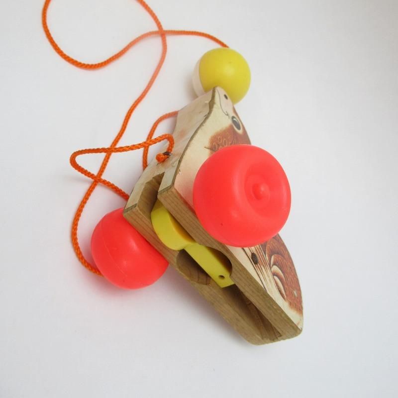 ビンテージトイ・フィッシャープライス・オットセイ・木製