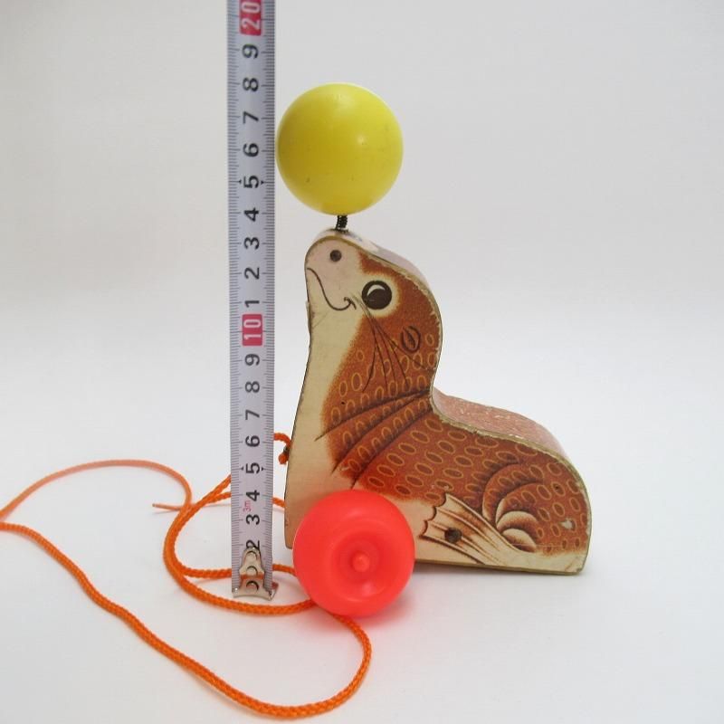 レア　フィッシャープライス メディカルキット アメリカンビンテージ ビンテージトイ・フィッシャープライス・オットセイ・木製