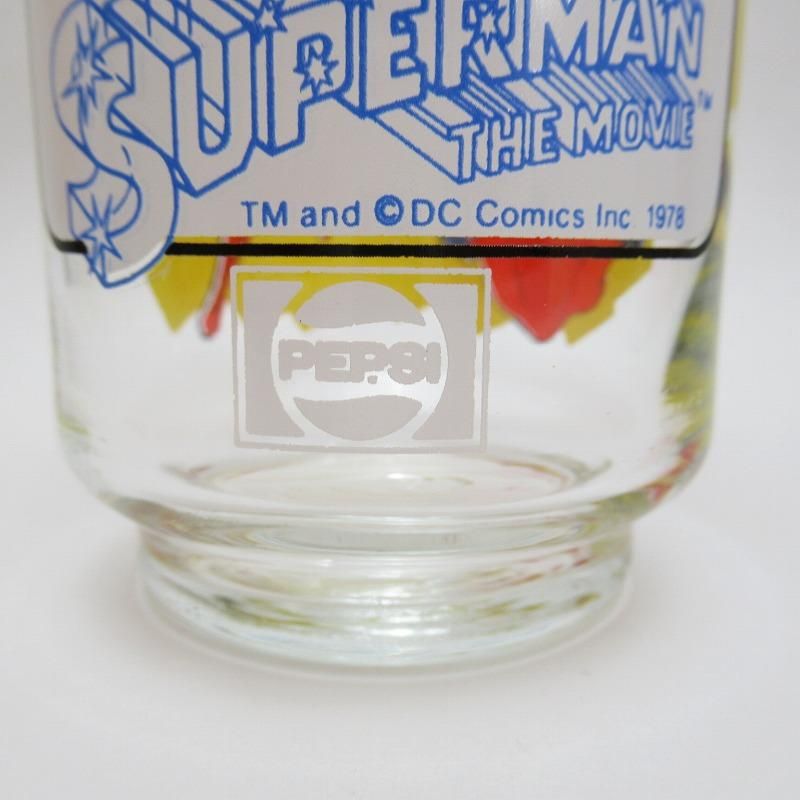 1978年・スーパーマン・Superman Saves a Day・ペプシ販促グラス
