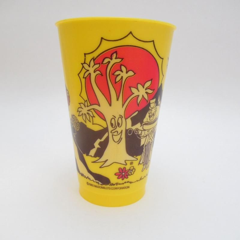 レア！　1978年　マクドナルドランド　カップ　ストアディスプレイ　グリマス 1980年・マクドナルド・プラスチック製タンブラー・グリマス
