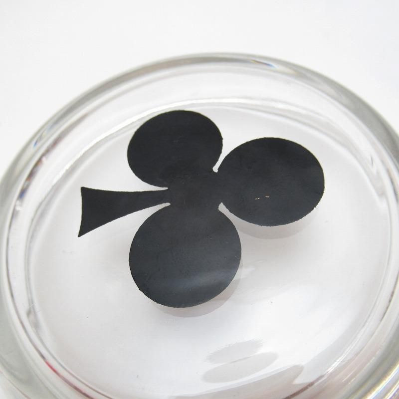 フェデラルグラス・トランプ柄・アッシュトレイ4個セット