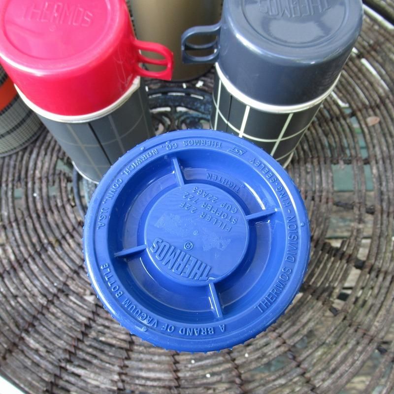 大人気アイテム ヴィンテージサーモス・ブルーグラデーションストライプ 弁当箱・水筒