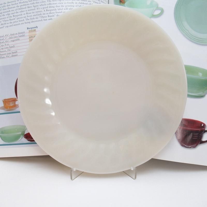 ファイヤーキング・アイボリー・スワール・サラダプレート【B