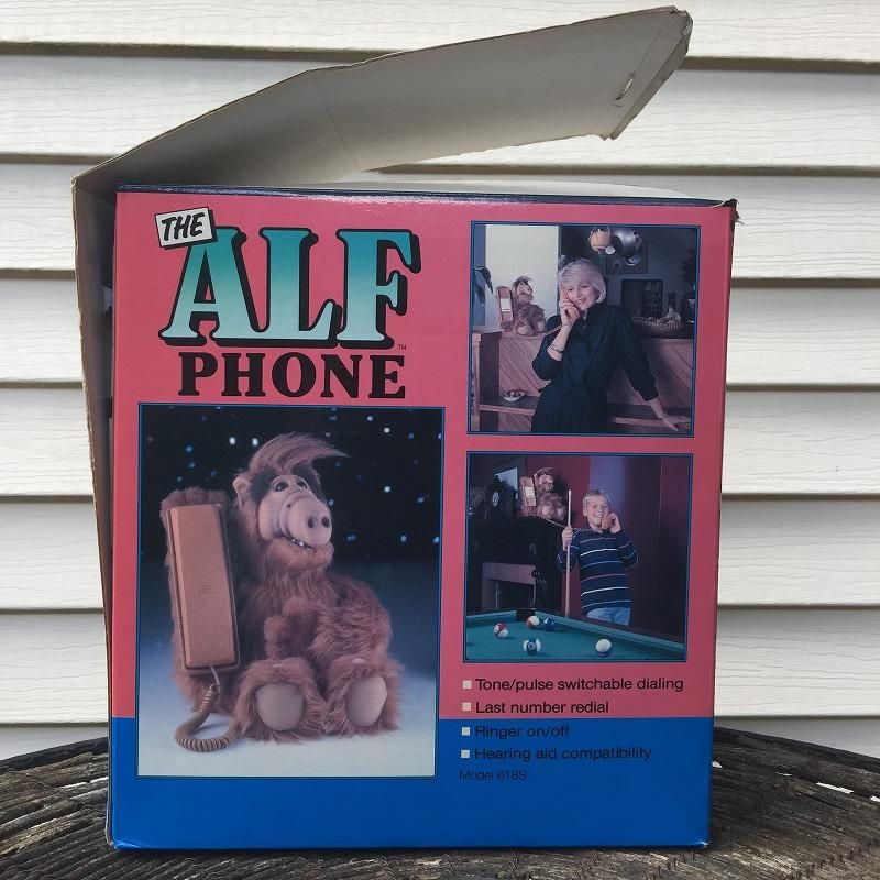 ヴィンテージ・1980年代・未使用箱付・ALF・アルフ・電話機