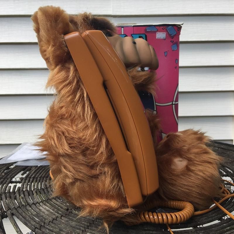 ヴィンテージ・1980年代・未使用箱付・ALF・アルフ・電話機