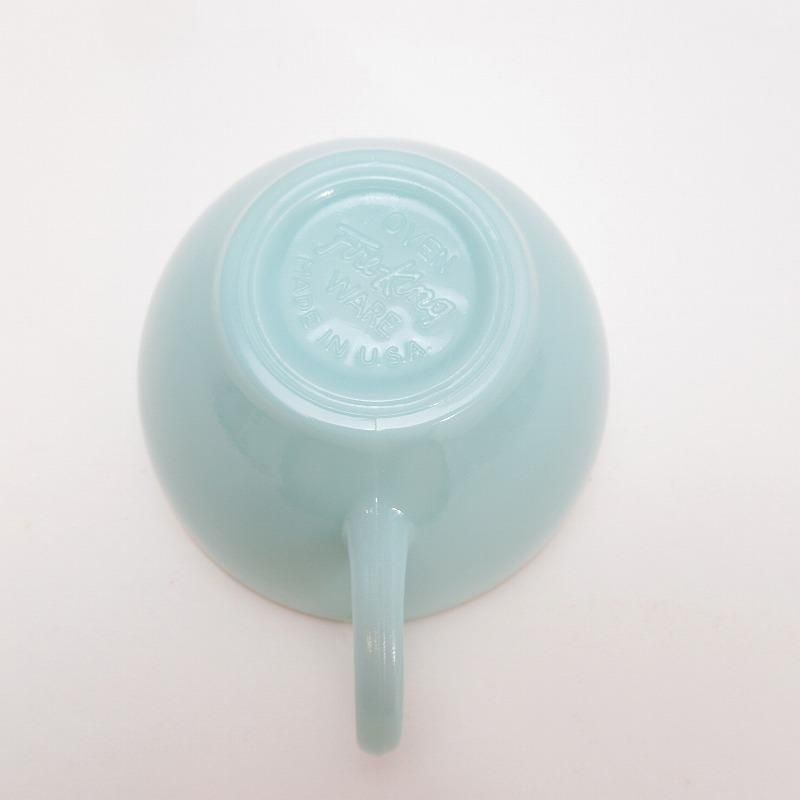 ファイヤーキング ターコイズ スナックセット 箱付き ファイヤーキング / Fire-King スナックセット プレート ターコイズ