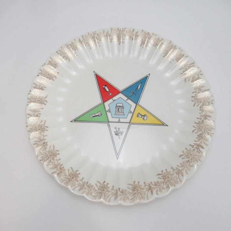 ヴィンテージ order of the eastern star フリーメーソン 逆五芒星