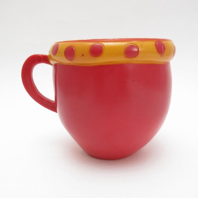 Vintage Setof 5 - 1970's Funny Face Mugs Plastic Pillsburry
