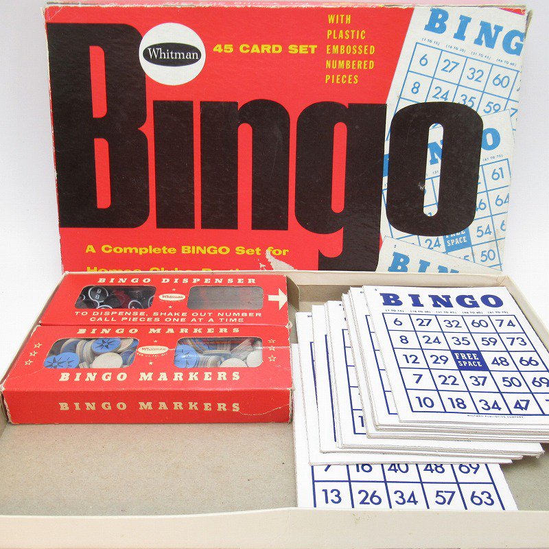 ヴィンテージ・1950年～1960年代・BINGO・ビンゴゲームセット - ファイヤーキング 卸 仕入れ 小売 通販サイト - Fire King AG