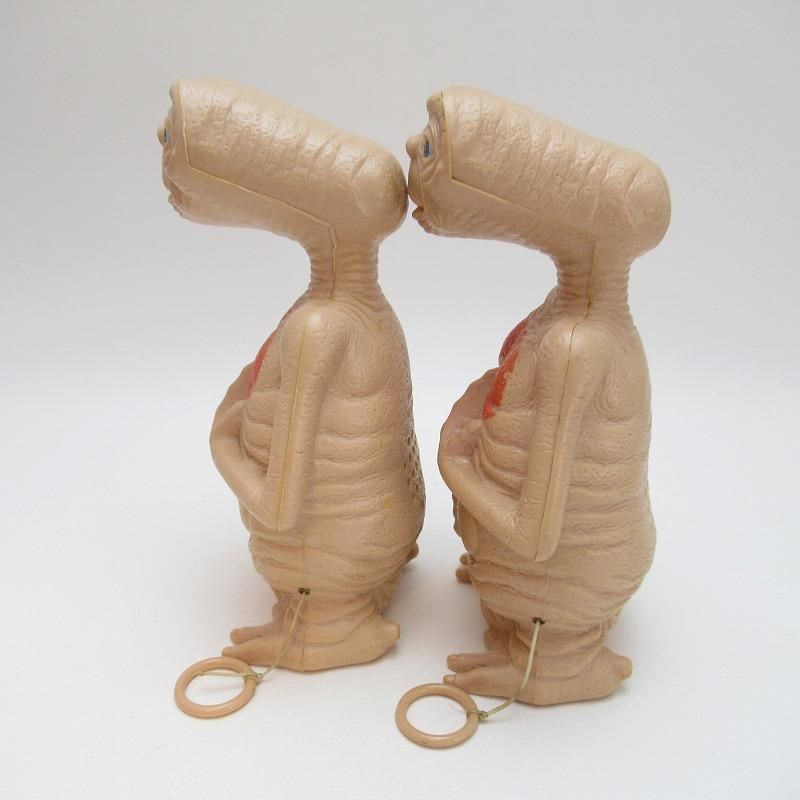ヴィンテージ・1982年・E.T.・プラスチック製・トーキングフィギュア
