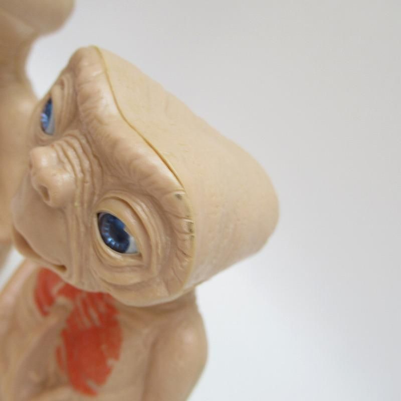 ヴィンテージ・1982年・E.T.・プラスチック製・トーキングフィギュア