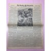 楽譜・新聞・レコード  ヴィンテージ英字新聞・1937年・The Sunday Oregonian・へミングウェイ・8月22日版