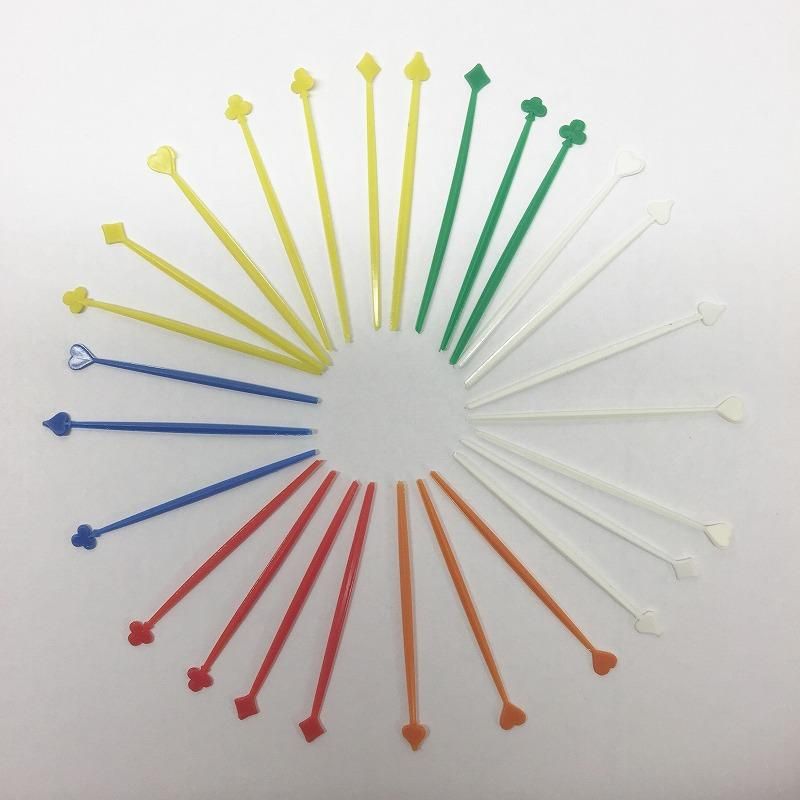 ヴィンテージ・プラスチック製・トランプ柄27本セット