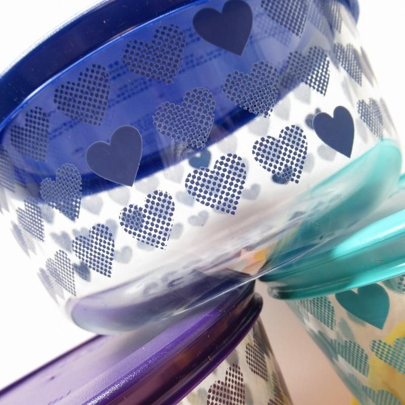並行輸入品・パイレックス・強化ガラス保存容器・ハートプリント