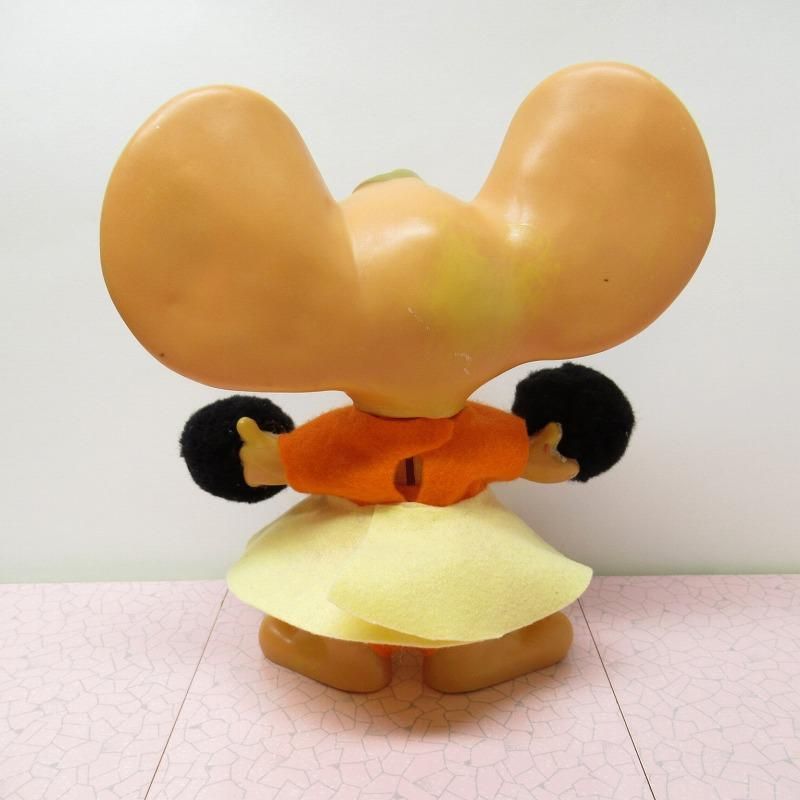 貯金箱 1970年 ビッグイヤーマウス アドバタイジング 黒の