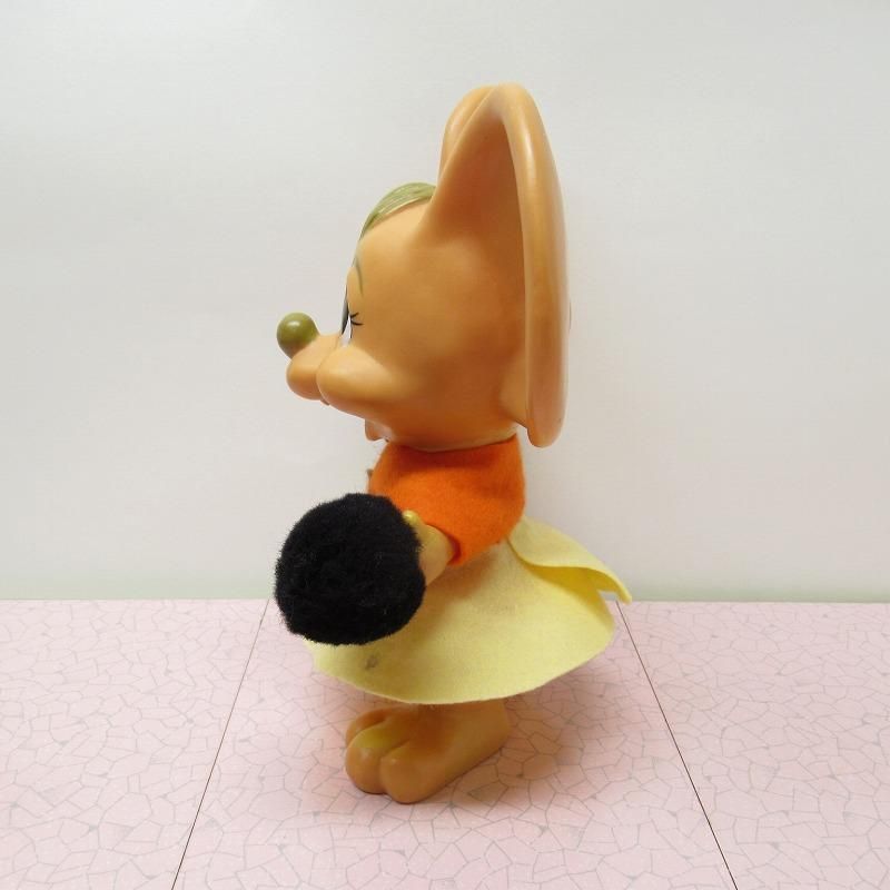 貯金箱 1970年 ビッグイヤーマウス アドバタイジング 黒の