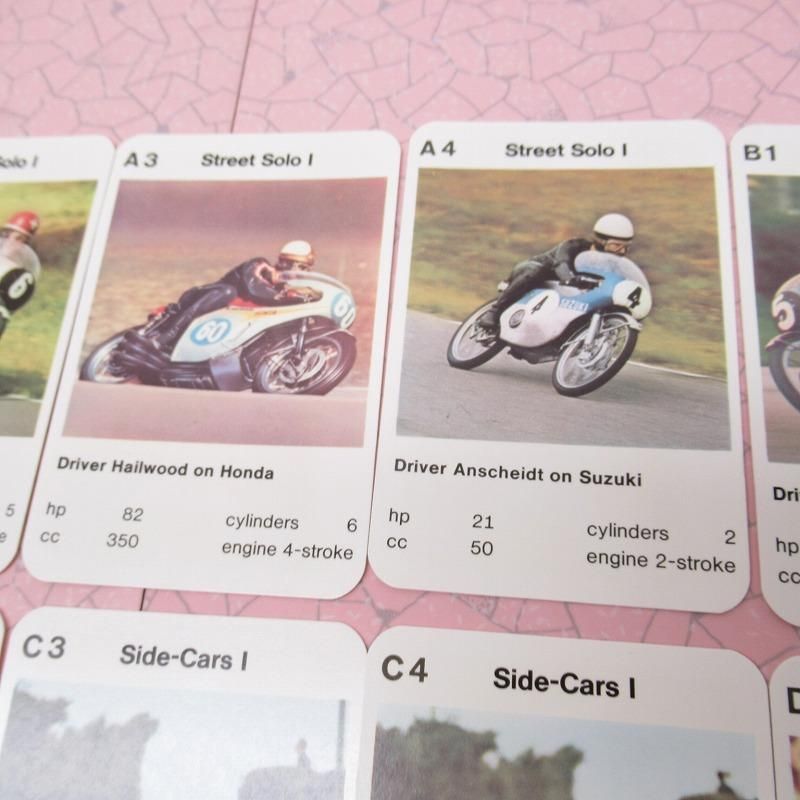 オートバイ 西ドイツ製 トランプ モーターサイクル カードゲーム